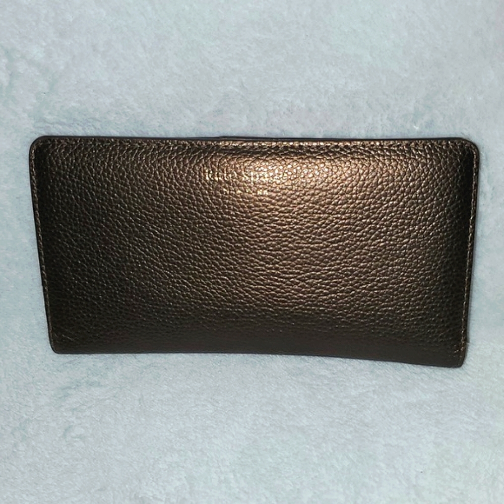 Kate Spade Pebbled Leather Slim Wallet
